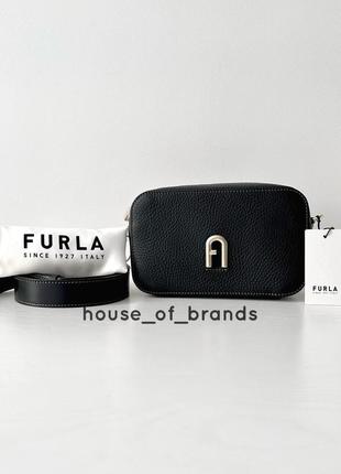 Женская брендовая кожаная сумочка furla brava camera bag сумка кроссбоди crossbody оригинал кожа фурла на подарок жене подарок девушке