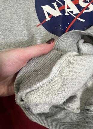 Худи nasa h&amp;m размер хs на флисе 4