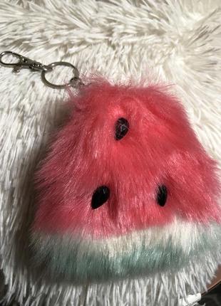 Брелок помпон кавун