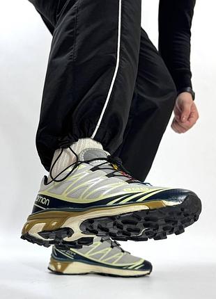 Кроссовки salomon xt-6 beige grey 10