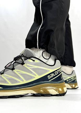 Кроссовки salomon xt-6 beige grey 5