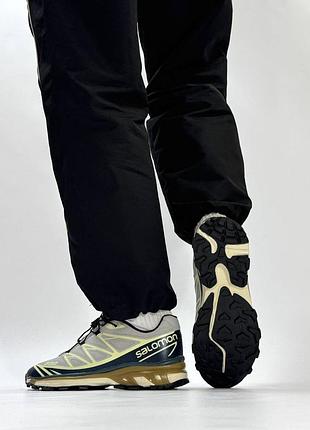 Кроссовки salomon xt-6 beige grey 8