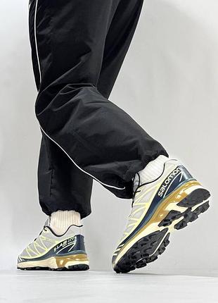 Кроссовки salomon xt-6 beige grey 9