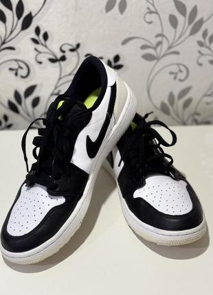 Кроссовки air jordan 1 low golf black/white dd9315-108, 43р