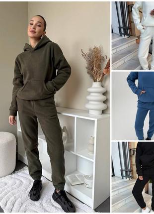 Спортивный костюм женский повседневный теплый