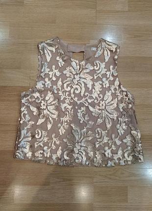 Стильная, эффектная топ-блуза женская,оригинал,
 mango suit, size m