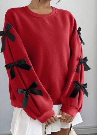 Жіночий теплий батник тринитка на флісі