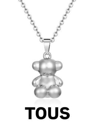 Ожерелье кулон tous bold bear 3d оригинал