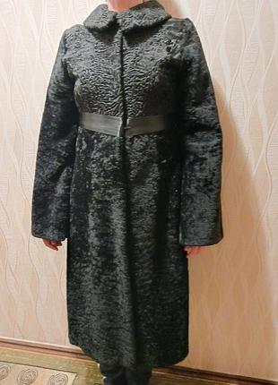 Натуральна шуба каракуль+мутон