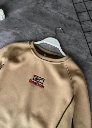 Свитшот reebok бежевый