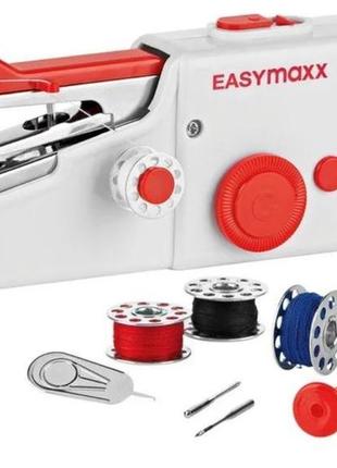 Ручна швейна машинка singer.
компактна, легка, потужна та ідеально підходить для швидкого домашнього ремонту.