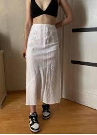 Классная льняная юбка