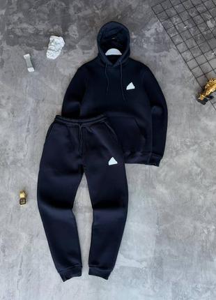 Спортивный костюм adidas утепленный мужской черный