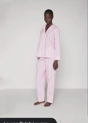 Lauren ralph lauren бавовняна поплінова піжама оверсайз хл /11350/