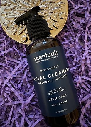 Очисний засіб для обличчя для чоловіків scentuals men's facial cleanser
