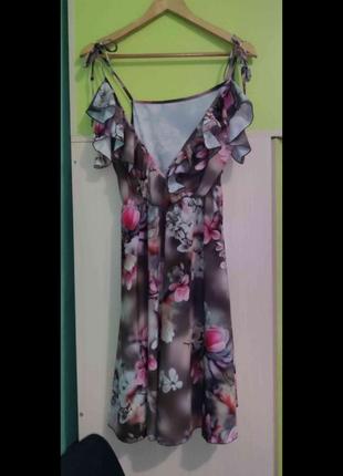 Сарафан в цветочный принт