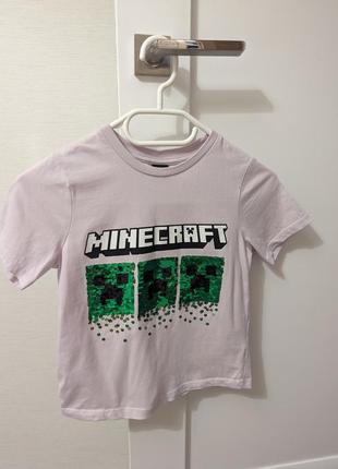 Футболка майнкрафт хлопок