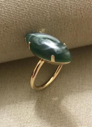 Каблучка з художнім склом вінтаж