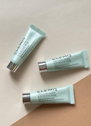 Крем-маска под глаза против морщин elemis pro-collagen eye revive mask, 4 мл