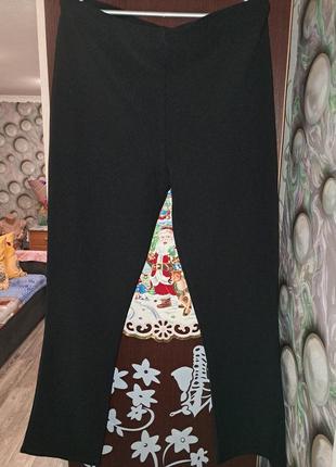Женские брюки в рубчик, плотные 8