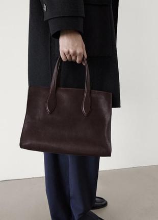 Шкіряна сумка massimodutti