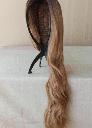 Длинный парик блонд, новая, волнистая, термостойкая, парик, без челки