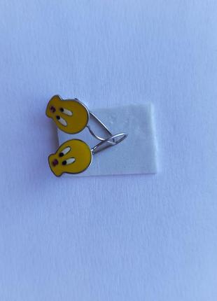 Серебряные серьги