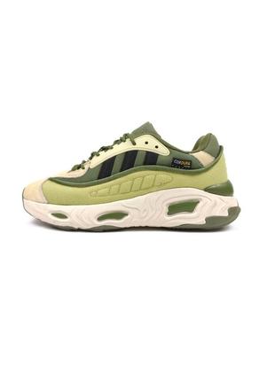 Кроссовки adidas oznova cordura olive beige2 фото