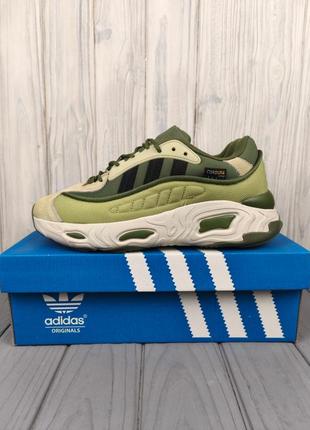 Кроссовки adidas oznova cordura olive beige10 фото