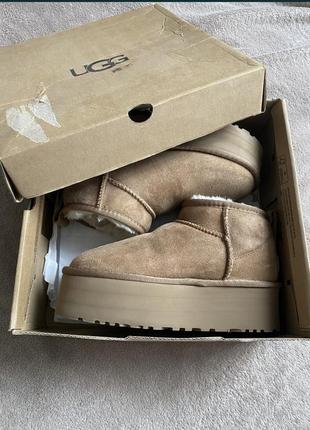 Актуальные угги ugg mini platform оригинал 36 размер