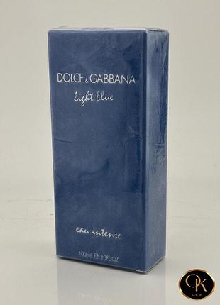 Жіночі парфуми dolce & gabbana light blue eau intense 100 ml. дольче габбана лайт блю інтенс 100 мл.