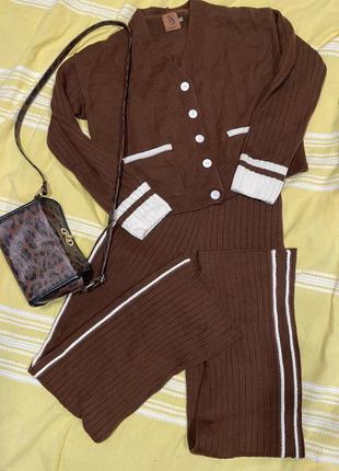 Костюм кардиган+штани жіночий