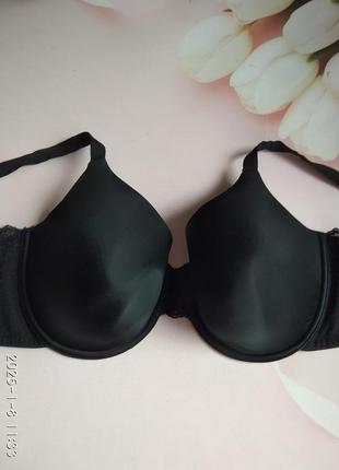 Гладенький бюстгалтер з кружевною спинкою  розмір 85 e