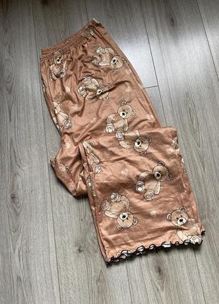 Красивые брюки пижамные принт мишки 16 ххл