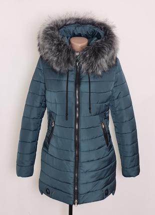 Зимова куртка з флісовою підкладкою 46,48,50р.