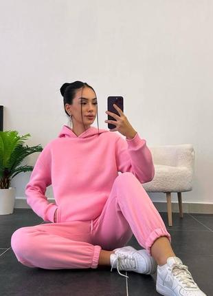 Теплый женский спортивный костюм