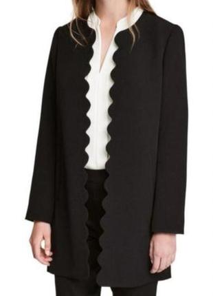 Удлинённый пиджак тренч пальто m/l