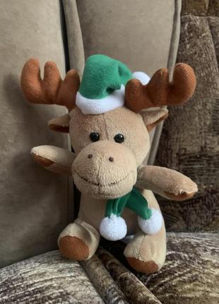 Олень новогодний 15 см
