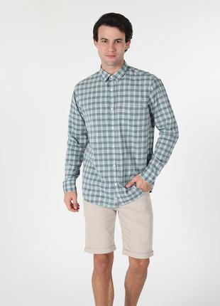 Рубашка коттоновая, рубашка размер s
