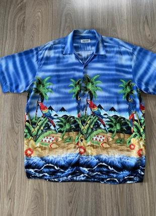 Мужская оригинальная лёгкая гавайка dergi