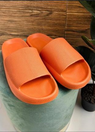 Shoozy тапочки шлепки женские, оранжевые