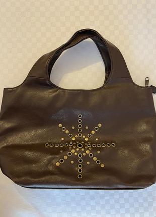 Вінтажна шкіряна сумка