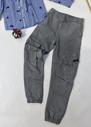 Штани джогери на хлопчика zara з кишенями .