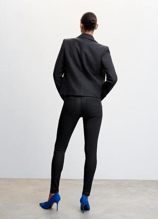 Прорезиненные скинни mango, 40