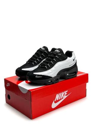 ❄️ женские кроссовки nike air max 95 white black зимние ❄️