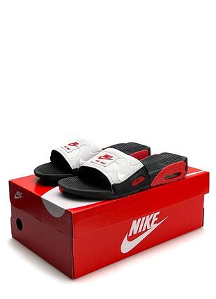 Мужские тапки nike air max 90 slide white