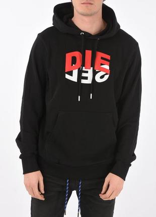 Чоловіча толстовка худі s-girk hood n1 sweat shirt diesel італія
