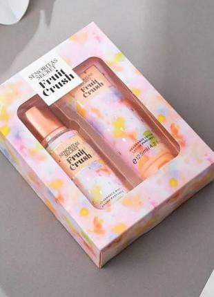 Парфюмированный набор senoritas secret (спрей-мист и лосьон для тела125 мл*2)🌺🍥