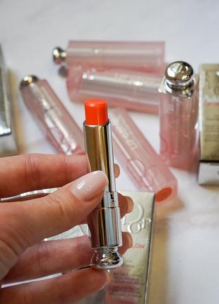 Бальзам для губ діор addict lip glow 004 coral