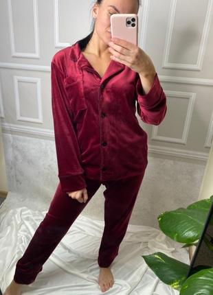 Теплая домашняя пижама